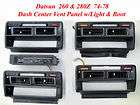 Datsun 1974 78 260Z / 280Z. Dash Center Vent & Light PLUS ITEMS 