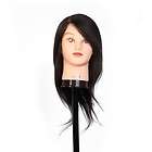 100% 18 inch REAL HUMAN LONG HAIR HAIRDRESSING PRACTICE MANNEQUIN HEAD 