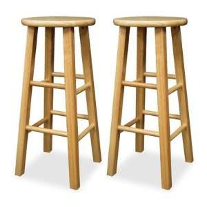  Winsome Wood 83230 Square Set Bar Stool, Natural (2 pack 