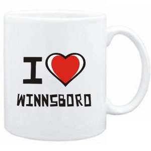 Mug White I love Winnsboro  Usa Cities  Sports 