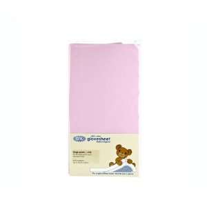    DK Glovesheets Cotbed Combed Cotton Flat Sheet   Pink Baby