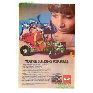 Lego Expert Builder Series Dune Buggy Original 1982 Photo Print Ad