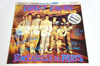 CRAZY CAVAN AND THE RHYTHM ROCKERS ROCKABILLY IN PARIS LP/VINYL  