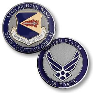  355th Fighter Wing, Davis Monthan AFB, AZ Challenge Coin 