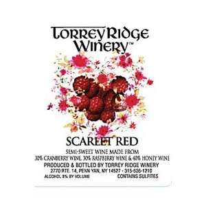  Torrey Ridge Winery Cranberry Scarlet Red 750ML Grocery 