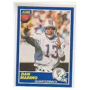  1989 Score #13 Dan Marino   Miami Dolphins Sports 