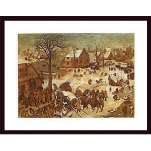   At Bethlehem   Artist Pieter Brueghel the Elder  Poster Size 22 X 28
