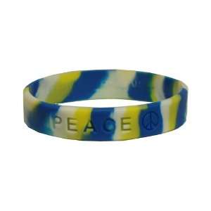  Peace Wristband   Tie Dye   Rubber   Adult 8 Everything 
