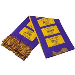 adidas Los Angeles Lakers Purple Gold 16x Champions Scarf  