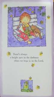 Masie and Friends Girl Porch Swing Praying For You Card  