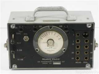 Rare Vintage Western Electric 12B Telephone Transmission Measuring Set