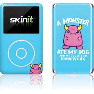  A Monster Ate My Homework skin for iPod Classic (6th Gen) 80 
