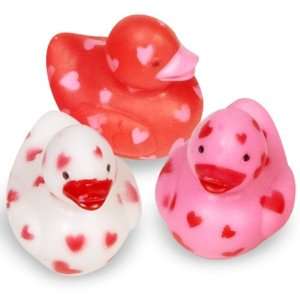   Party By Fun Express Mini Valentine Rubber Duckys 