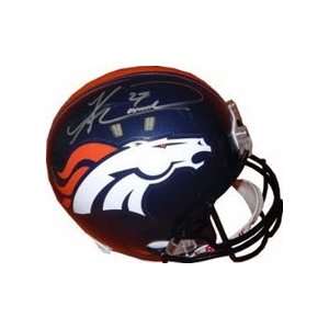 Knowshon Moreno Autographed Denver Broncos Full Size Football Helmet