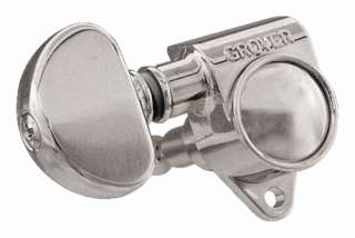 Grover Rotomatic 141 3 Per Side Guitar Tuners   Nickel  