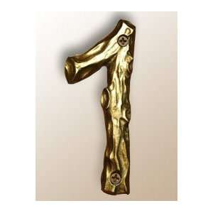  Twisted Twig Metal Cast House Number   #1