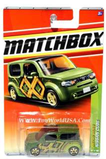 2011 Matchbox #30 Metro Rides Nissan Cube mf green  