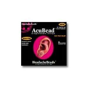  AcuBead HeadacheBeads   Acupressure Strips   Pack of 5 
