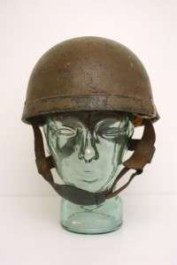 Original WWII British Airborne Paratrooper Helmet HSAT BMB 1942 Fibre 