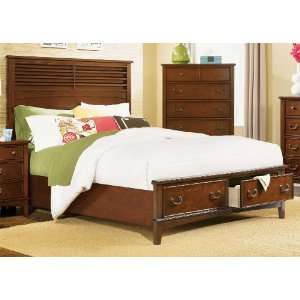  Liberty Furniture Chelsea Square King Panel Storage Bed 