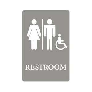    “Restroom” (Accessible Symbol) ADA Signs
