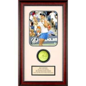 Kim Clijsters Autographed Tennis Ball Shadowbox