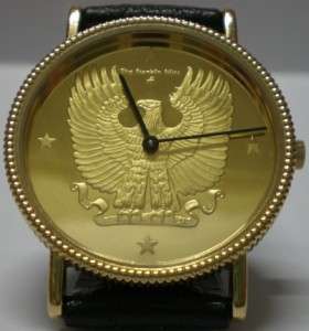 Franklin Mint Ltd Ed 1986 Eagle Watch by Gilroy Roberts  