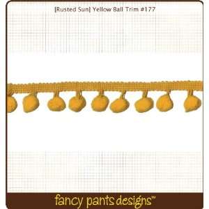  Fancy Pants Rusted Sun Trim Open Stock Yellow Ball RS177 
