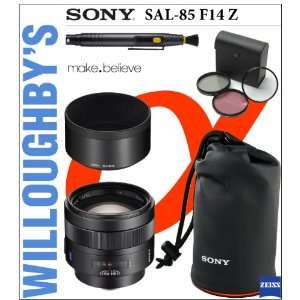  Sony SAL 85F14Z Carl Zeiss® 85mm f/1.4 Telephoto Lens + Sony 