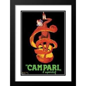  and Double Matted Art 33x41 Campari Laperitif, 1921