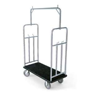  Forbes Brushed Stainless Steel Standard Luggage Cart with 