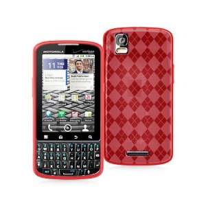   A957 RED DIAMOND PATTERN TPU / CANDY CASE Cell Phones & Accessories