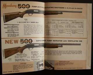 1965 Mossberg Rifle & Shotgun Magazine Insert Catalog  