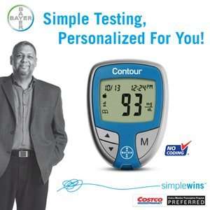  Bayers Blue CONTOUR Blood Glucose Monitoring System 