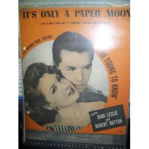  Its Only a Paper Moon Sheet Music rose Books