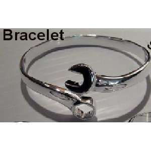 Adjustable Wrench Cuff Bracelet Sterling Silver