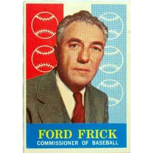  Ford Frick 1959 Topps Card #1