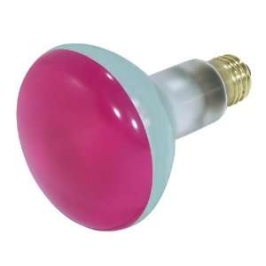  Satco S3213 130V 75 Watt BR30 Medium Base Light Bulb, Pink 