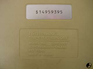 Super Famicom (No Box/Instruction) Console JP GAME  