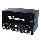   4OUT 4Port Way Audio Video Distribution Amplifier 1 IN 4 OUT 4 Port tv