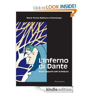 Inferno di Dante   Divina Commedia (Italian Edition) Maria Teresa 