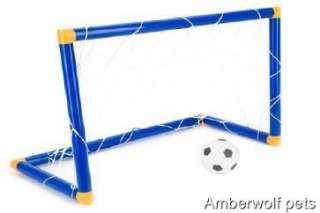 Football goal and net with ball for garden outdoor or indoor use kids 