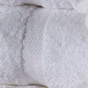  16x30 White Wholesale Hand Towels St Moritz Dobby Border 4 