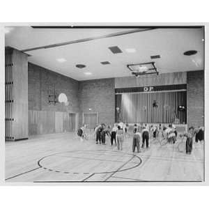   Schenectady, New York. Gymnasium with children 1954