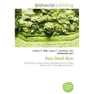  Run Devil Run (9786133716988) Books
