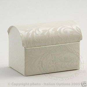 50 IVORY CHEST WEDDING FAVOUR BOXES DIY PARTY BOX  
