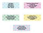 195 Personalised Address Labels COLOR #06