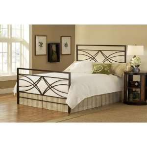  Hillsdale Dutton Bed in Brown Crystal   King