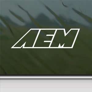  AEM INTAKE PERFORMANCE White Sticker Laptop Vinyl Window 