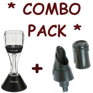    Vin Aire Instant Wine Aerator AND Wine Pourer / Stopper Baby